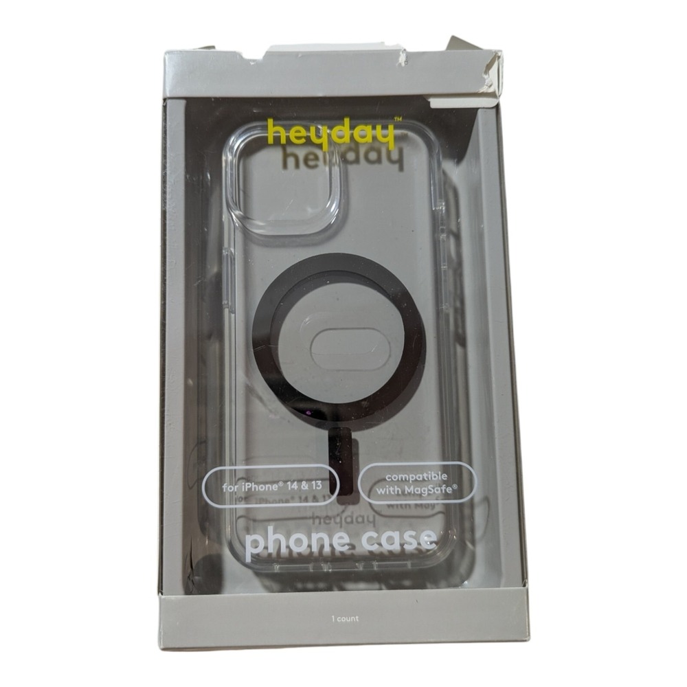 Q3. Heyday MagSafe Phone‎ Case for Apple iPhone 14 & 13 - Clear
